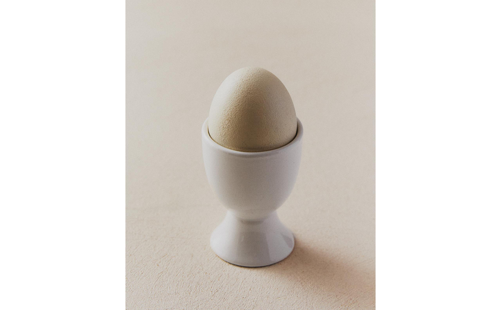 Zara Home бокал из каменной керамики, цвет белый, 6.9 см