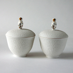 шкатулка фарфоровая Обезьянка Leoleo handmade