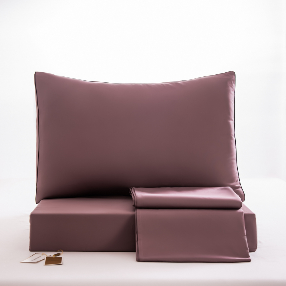 Комплект постельного белья Однотонный Сатин Элитный OCE007