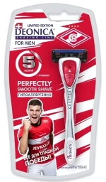Станок для бритья DEONICA FOR MEN 5 лезвий безоп. со сменной кассетой СПАРТАК