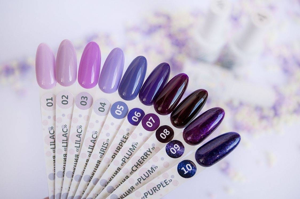 Гель-лак ТМ "HIT gel" №09 Plum, 9 мл