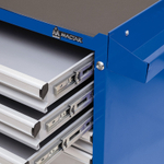 МАСТАК (521-07581MB) Тележка инструментальная серии «ОПТИМА», 7 ящиков, синяя