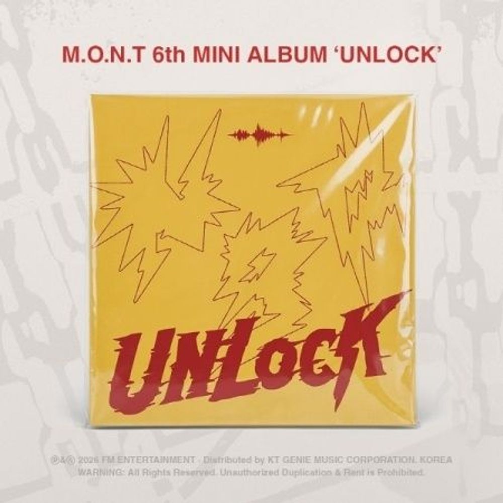 (ПРЕДЗАКАЗ) Альбом M.O.N.T - UNLOCK 6th EP Album