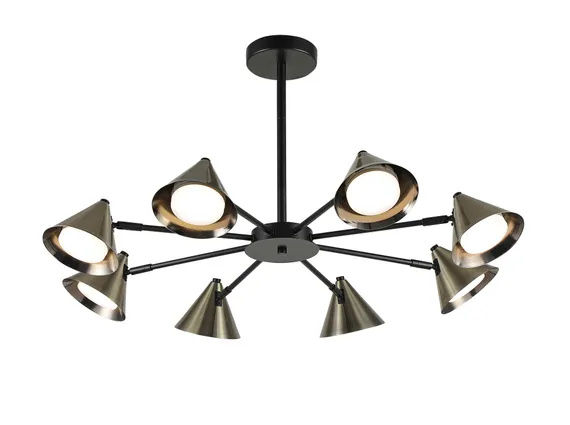 74797/8 BLACK+BRONZE (1) Люстра (RL)