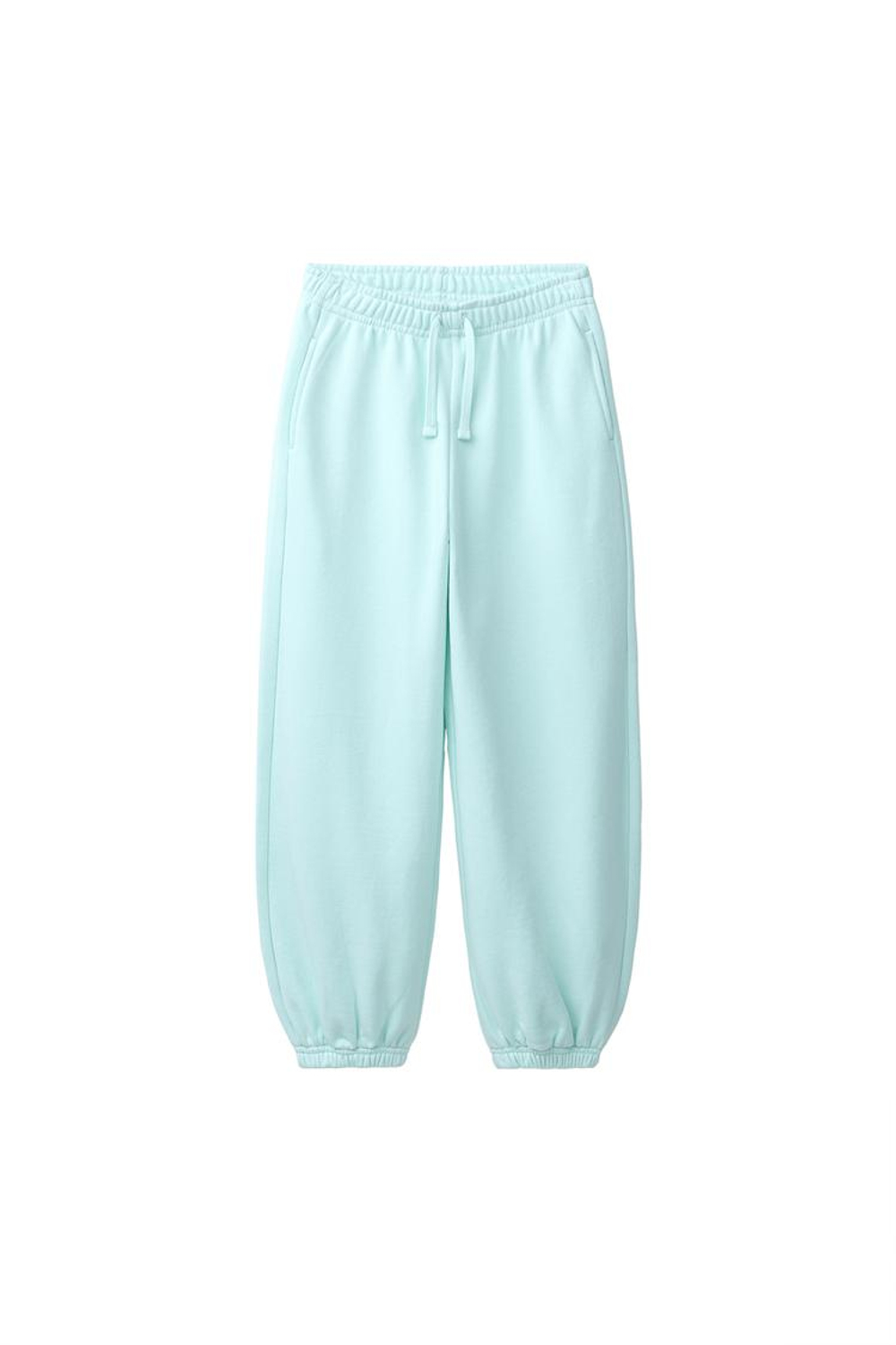 ZARA КОМПЛЕКТ ИЗ ТОЛСТОВКИ И БРЮК, БИРЮЗОВЫЙ