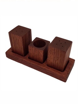 Набор для специй из дуба "Рустик", 3 предмета, PPwood