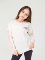 Лонгслив оверсайз для девочки