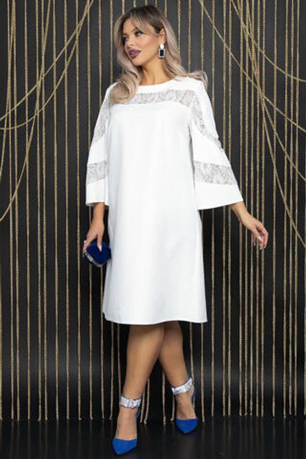 Платье с кружевом Роскошный выход (айвори) П14400-13М LT Collection