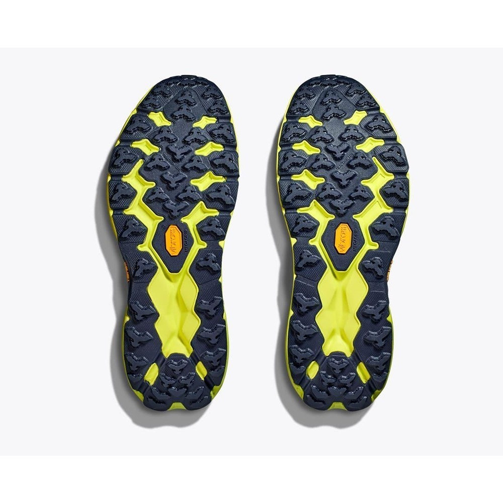 Кроссовки мужские HOKA M SPEEDGOAT 5 WIDE Stone Blue / Dark Citron