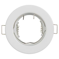 Встраиваемый светильник штампованный ЭРА ST1 SWH MR16 GU5.3 белый матовый