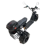 Электроскутер CITYCOCO X7 Pro TRIKE Черный глянец