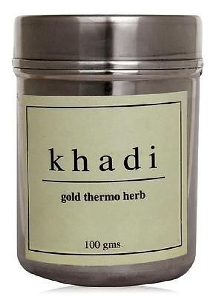 Очищающая маска-убтан Khadi Natural Gold thermo herb, 100 г