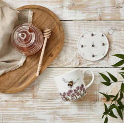 Royal Worcester Кружка Wrendale Designs 310 мл Bumble Bee с блюдцем