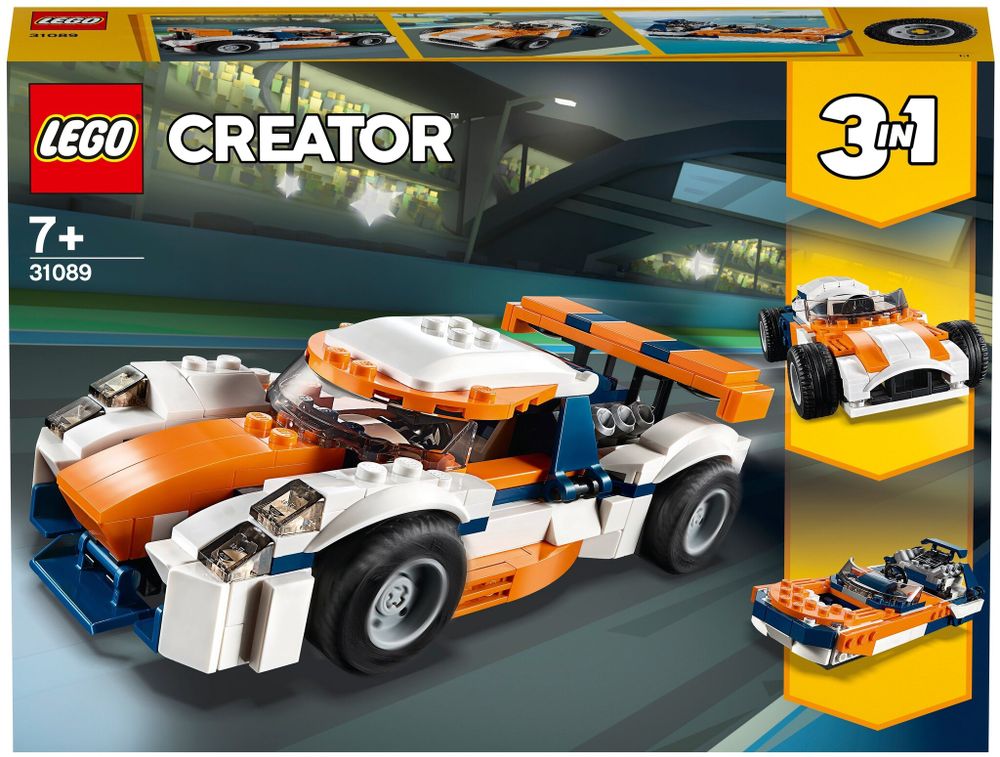 Конструктор LEGO Creator 31089 Оранжевый гоночный автомобиль