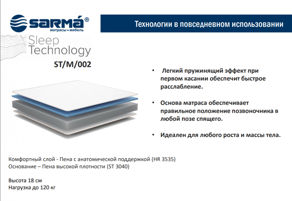 Матрас 900*2000