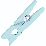 Голубые мини-прищепки для бокала - 500 шт. (Цвет: голубой)