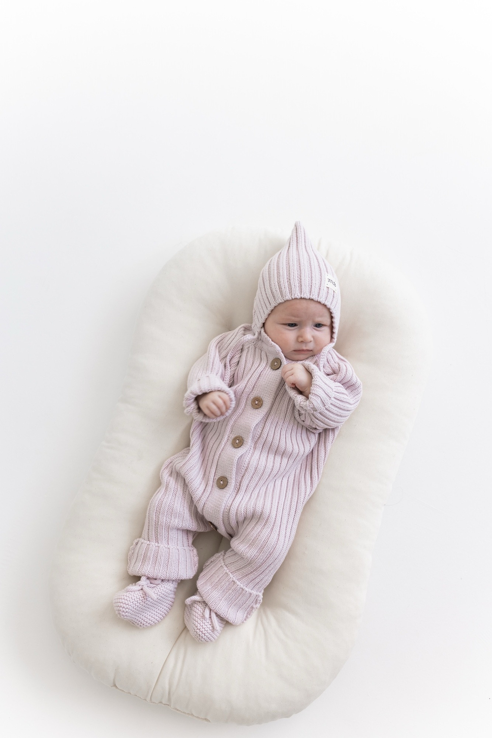 Комплект 3в1 лапша из 100% хлопка Лавандовый