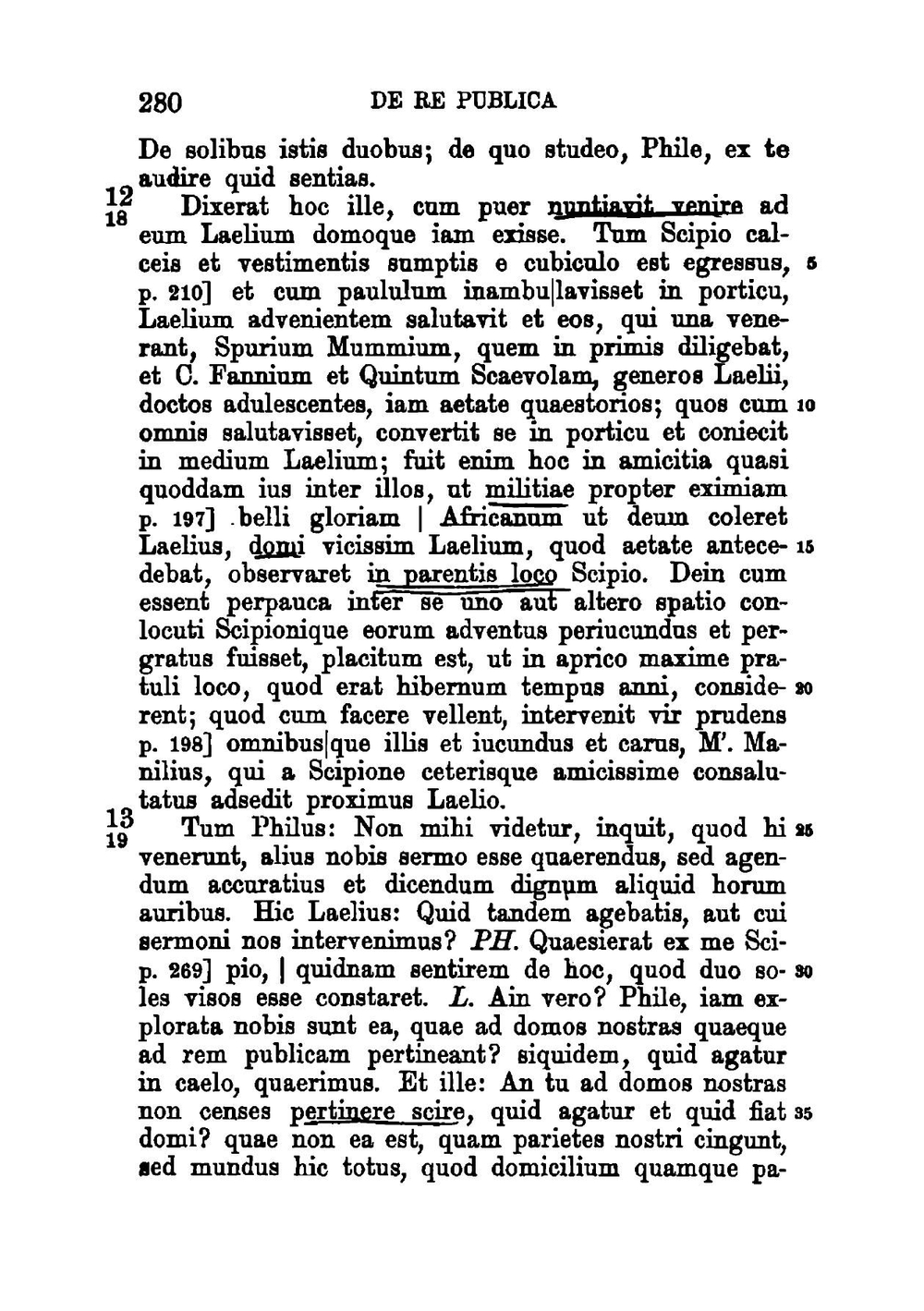 M. Tuli Ciceronis librorum de re publica sex quae supersunt | Marcus Tullius Cicero
