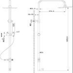 Душевая система BelBagno TRULA TRU-COLD-U-CRM Хром