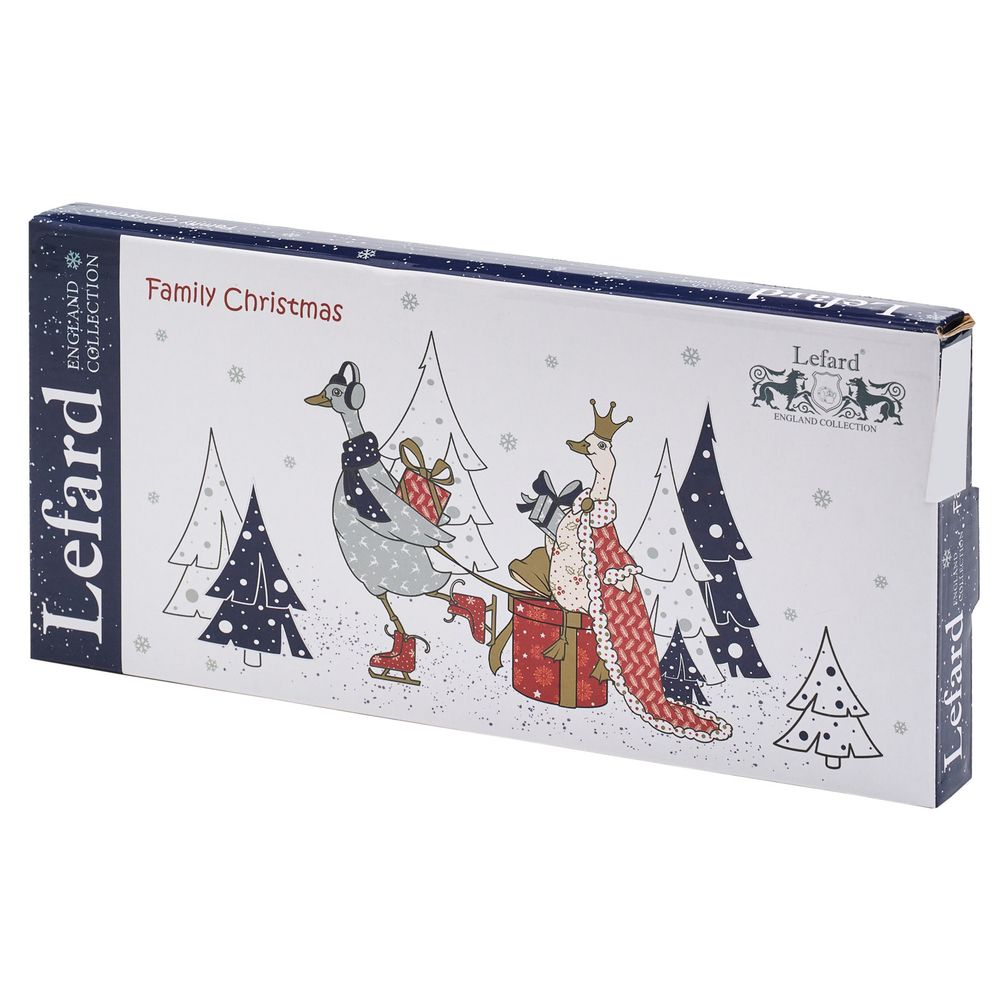 БЛЮДО ОВАЛЬНОЕ LEFARD "FAMILY CHRISTMAS" 25,5 СМ (КОР=24ШТ.)