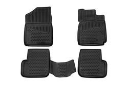 Коврики Standard, 3D в салон для TOYOTA Probox (I), 2002-2014, П.Р. универсал, 4шт. (полиуретан, чёрные) Element.ELEMENT3D02264210