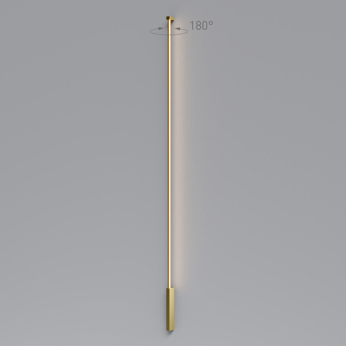 Настенный светодиодный светильник Elektrostandard Alto 40134/LED 3000K латунь