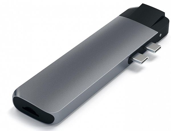 USB-хаб Satechi Aluminium Type-C Pro Hub Adapter with Ethernet ST-TCPHEM (Space Grey)