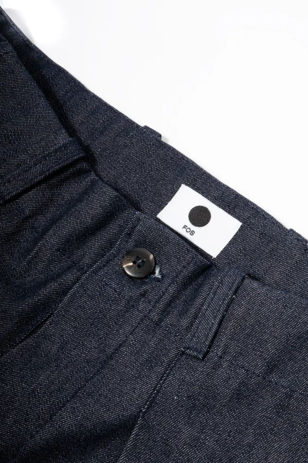 Шорты Джинсовые темно-синие - фото 5