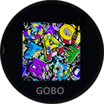 Гобо (gobo-слайд) стеклянный полноцветный 53,3мм