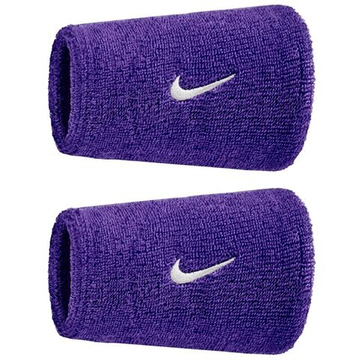 Теннисные напульсники Nike Swoosh Double-Wide 2P - court purple/white