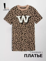 Платье детское трикотажное в садик