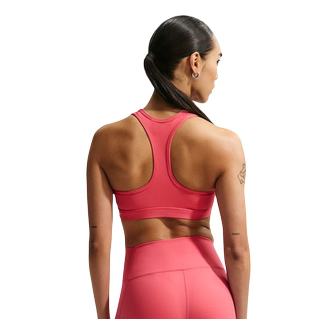 Теннисный бюстгальтер Nike Swoosh Medium Support Non-Padded Sports - sea coral/white