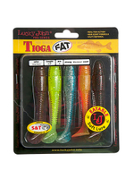 Виброхвосты съедобные искусственные LJ Pro Series TIOGA FAT 10.00/MIX1 5 шт. в упак.