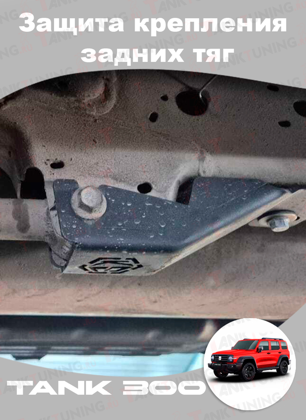 Защита крепления задних тяг Tank 300