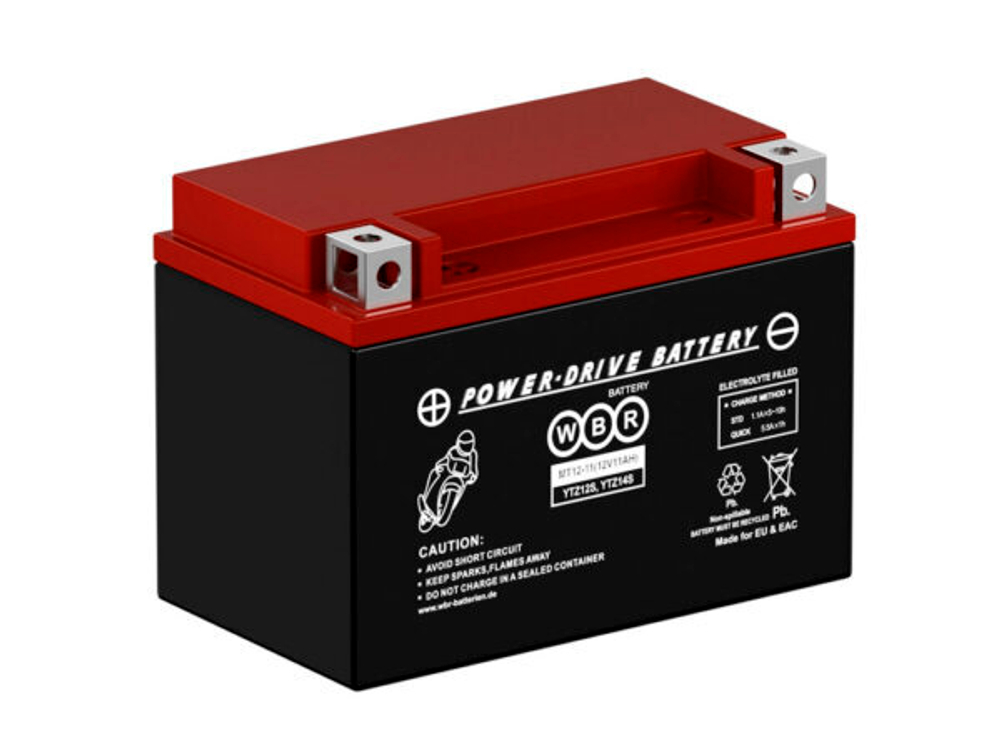 Аккумулятор SMT12-11 WBR YTZ12S, YTZ14S 11 а/ч 150х88х110