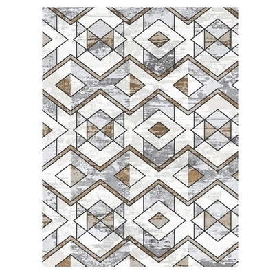 Коврик комнатный с бахромой на резиновой подложке ZALEL 80*150 O-22135