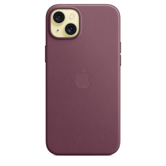 Чехол для iPhone 15 Plus FineWoven с MagSafe - Mulberry ( Сливовый)