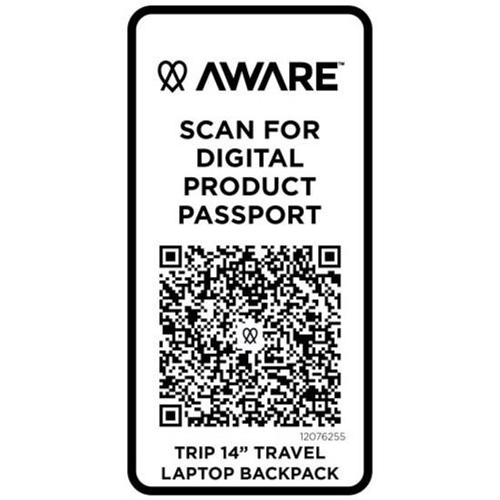 Trip 14” Aware™ рюкзак для ноутбука из переработанного материала объемом 9 л