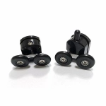 Душевой уголок ABBER Schwarzer Diamant AG30100BH-S85B-S85B 100x85 стекло прозрачное/профиль черный