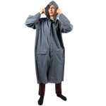 Плащ-дождевик Следопыт PF-RC-07 76х130см Плотный eva с козырьком на капюшоне и чехлом цв.Серый -
