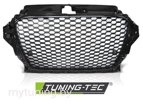 Решетка радиатора RS3 STYLE GLOSSY BLACK для Audi A3 V8