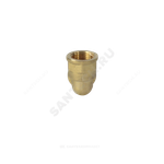 Угольник для PE-X труб аксиальный латунь Дн 20х1/2" ВР РОС