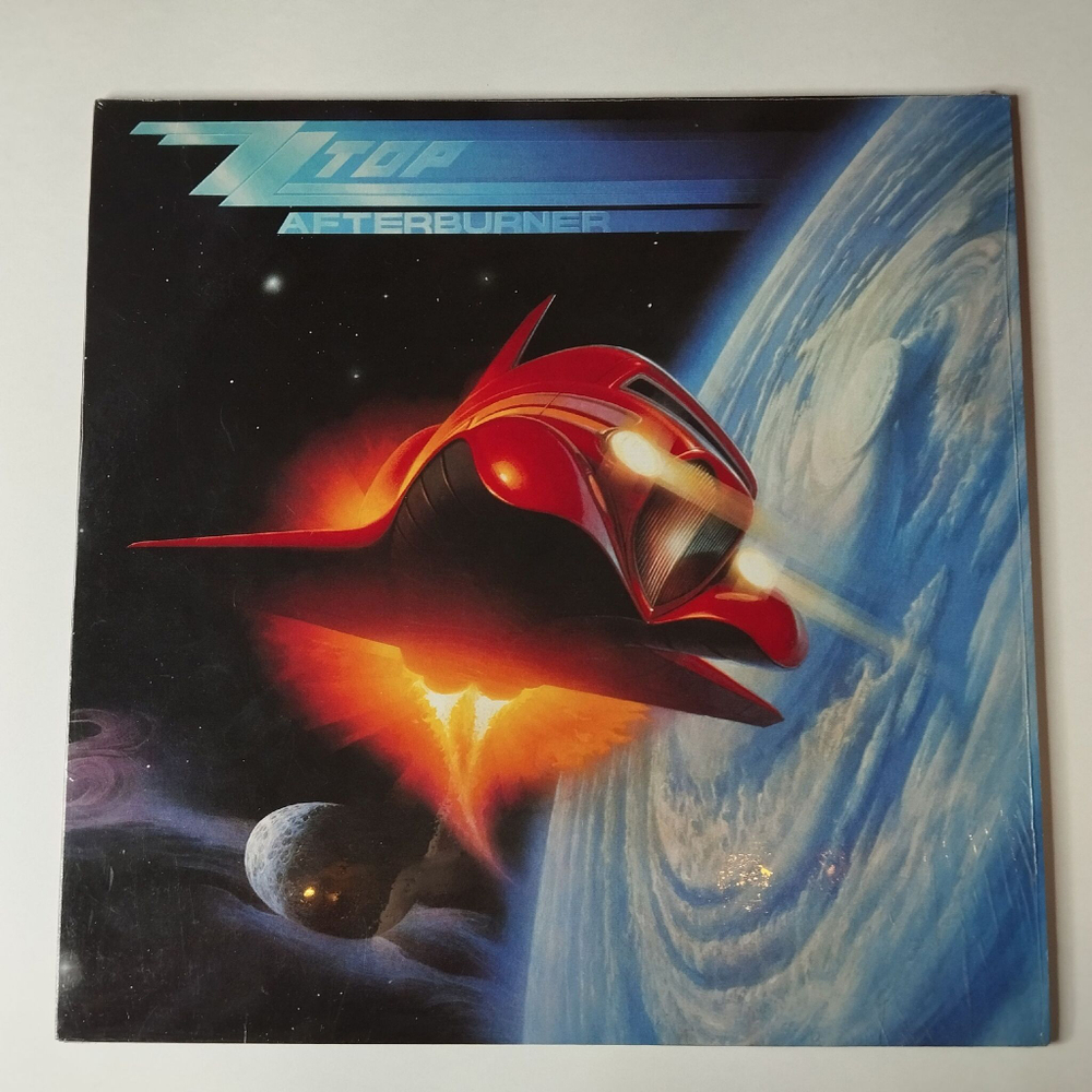 Винтажная виниловая пластинка LP ZZ Top Afterburner (USA 1985) Velcro Fly