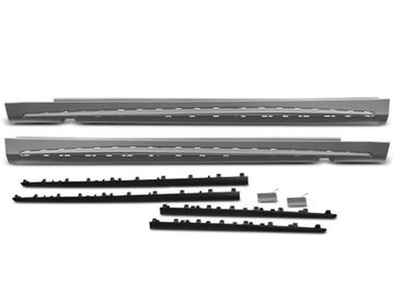 Накладки на пороги AMG S63 для Mercedes S W222 Long