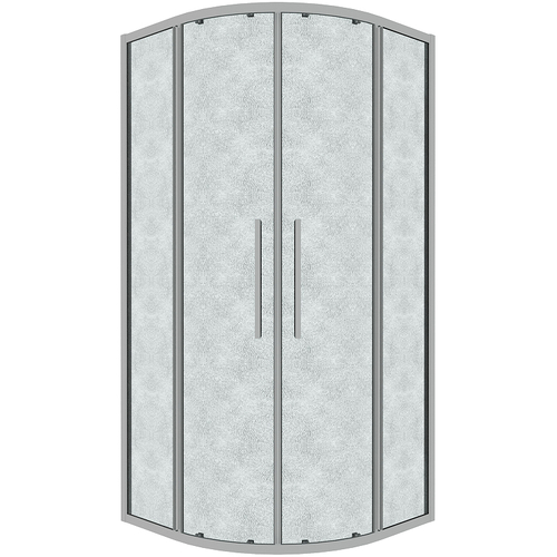 Душевой уголок Grossman Cosmo 100х100 301.K33.02.1010.10.02 профиль Хром стекло шиншилла