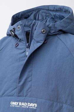 ZARA АНОРАК WATER REPELLENT, ИНДИГО