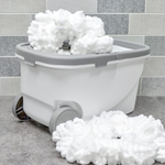 Набор для уборки: ведро с металлической центрифугой 47*26*25см, швабра с телескопической рукояткой 1