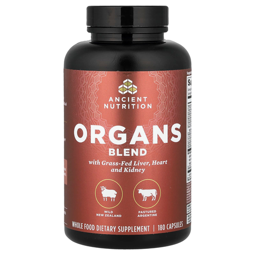 Ancient Nutrition, Смесь для органов, 180 капсул