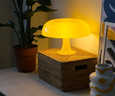 Лампа настольная Shroom, желтая