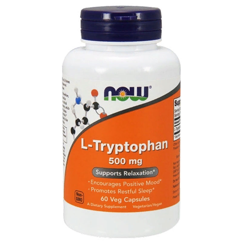 NOW L-Tryptophan 500 мг. (60 вег. капс.) [M]